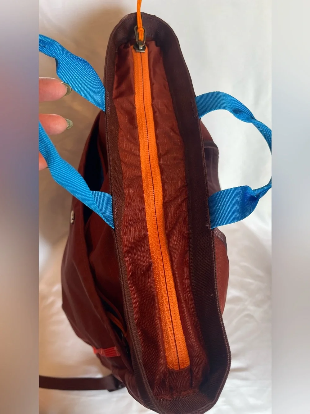 Cotopaxi Todo 16L NWOT Rust Brown Backpack with Blue Trim